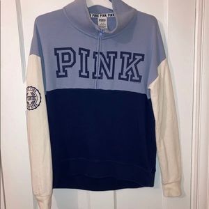 PINK quarter/half zip